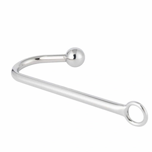 3294 Metal AllNight Sex Anal Smooth Hook Toy 1206